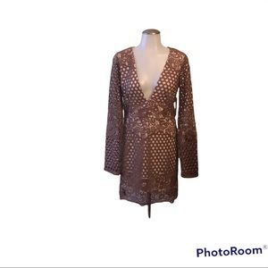 Tobi Rose Emily Plunge Bodycon Dress